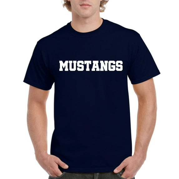 Men's T-Shirt Short Sleeve - Mustangs