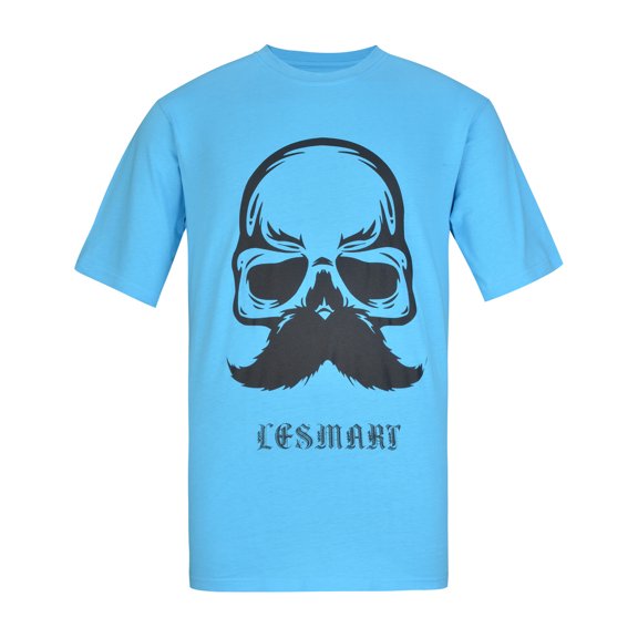 Men's T-Shirt Short Sleeve O-Neck Skull Print