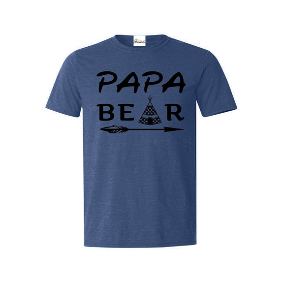 Men's T-Shirt Short Sleeve - Papa Bear
