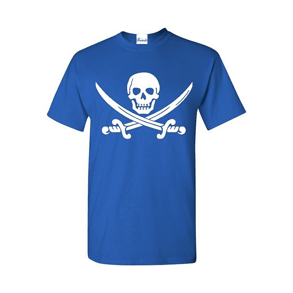 Men's T-Shirt Short Sleeve - Pirate Flag