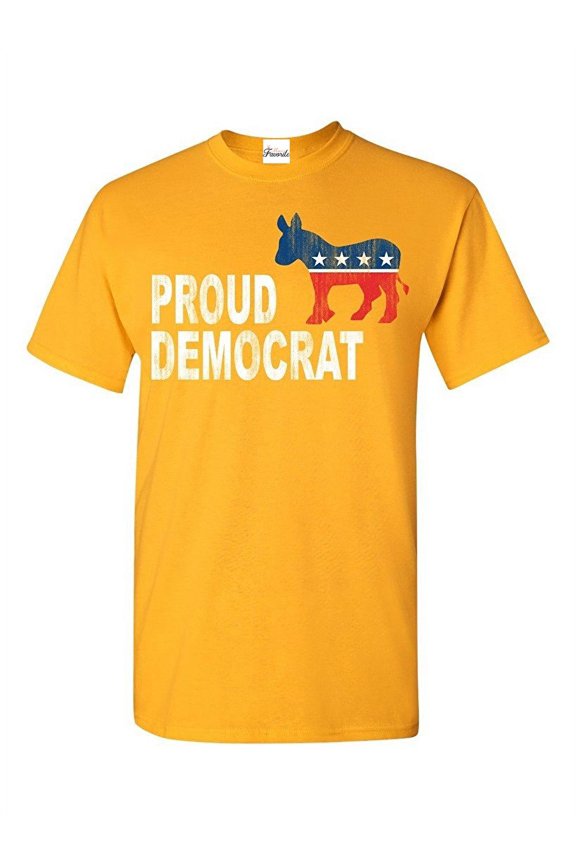 Men's T-Shirt Short Sleeve - Proud Democrat