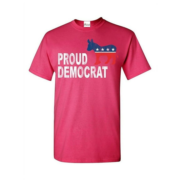 Men's T-Shirt Short Sleeve - Proud Democrat