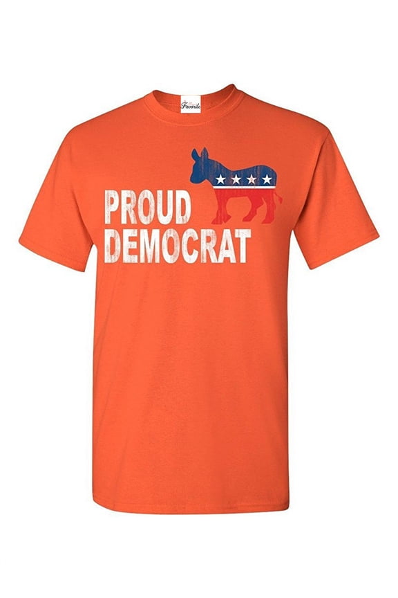 Men's T-Shirt Short Sleeve - Proud Democrat
