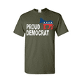 thumbnail image 1 of Men's T-Shirt Short Sleeve - Proud Democrat, 1 of 3