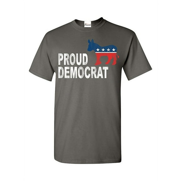 Men's T-Shirt Short Sleeve - Proud Democrat