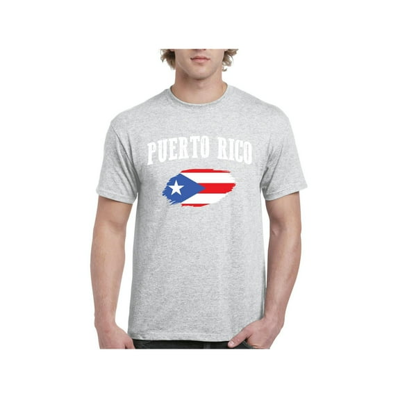 Men's T-Shirt Short Sleeve - Puerto Rico Flag