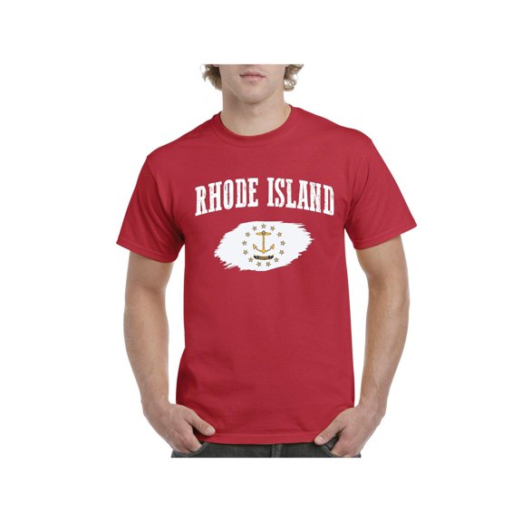 Men's T-Shirt Short Sleeve - Rhode Island