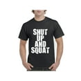 thumbnail image 1 of Men's T-Shirt Short Sleeve - Shut Up and Squat, 1 of 5