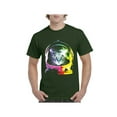 thumbnail image 1 of Men's T-Shirt Short Sleeve - Space Cat, 1 of 3