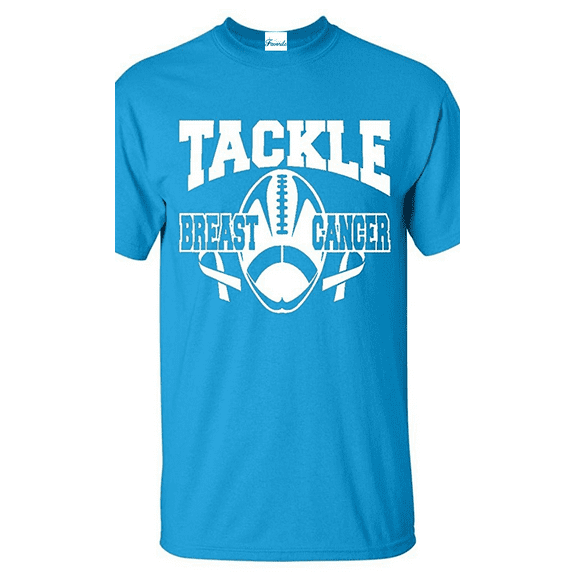 Men's T-Shirt Short Sleeve - Tackle Breast Cancer