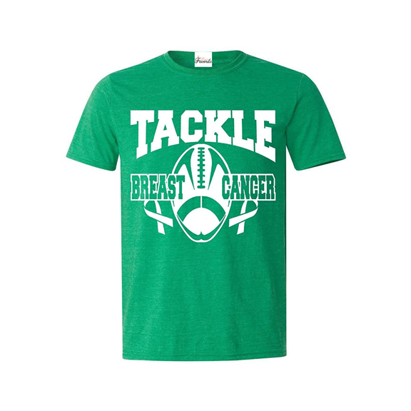 Men's T-Shirt Short Sleeve - Tackle Breast Cancer