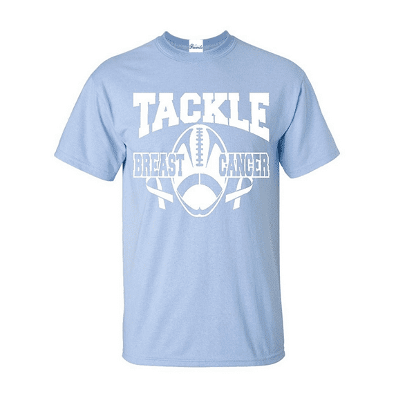 Men's T-Shirt Short Sleeve - Tackle Breast Cancer