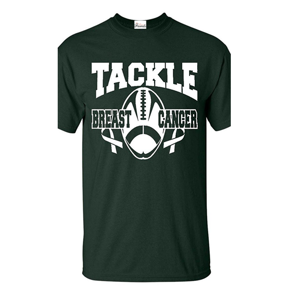 Men's T-Shirt Short Sleeve - Tackle Breast Cancer