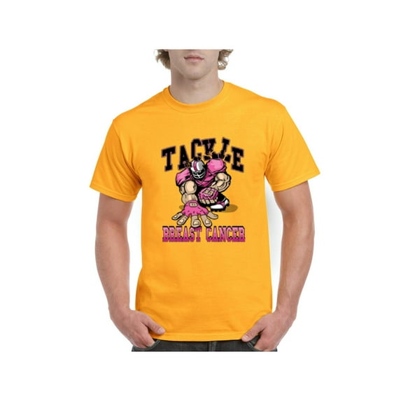 Men's T-Shirt Short Sleeve - Tackle Breast Cancer