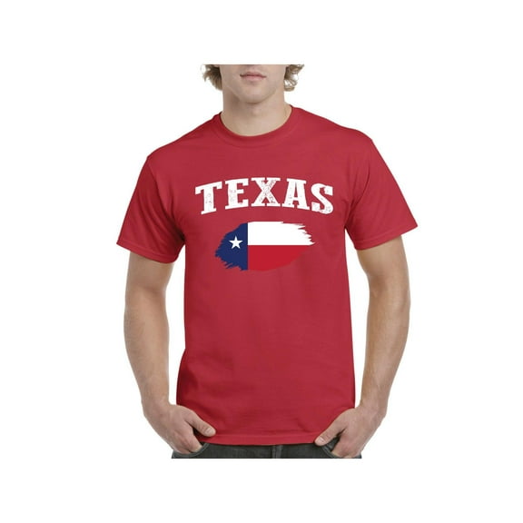 Men's T-Shirt Short Sleeve - Texas Flag