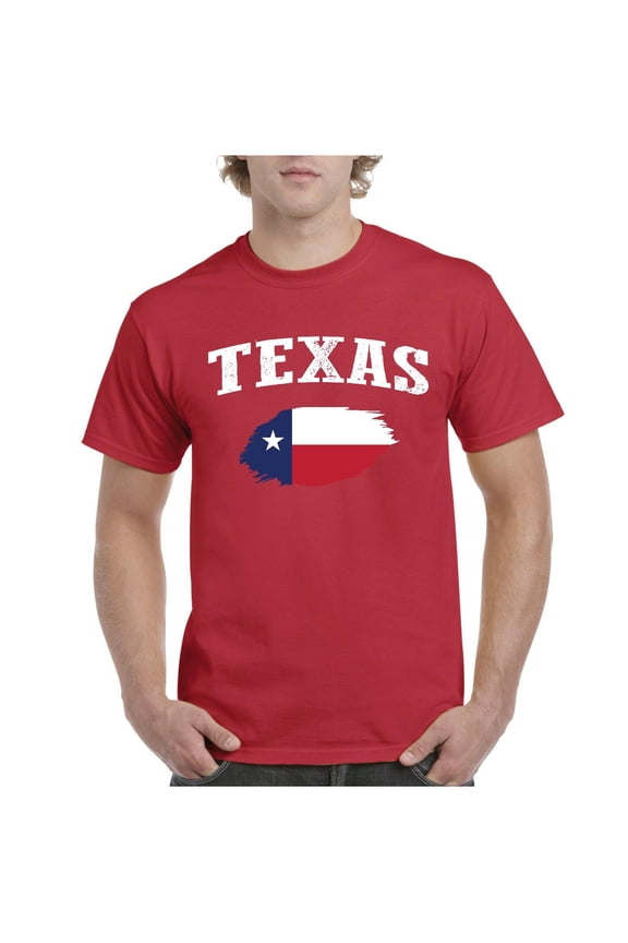 Men's T-Shirt Short Sleeve - Texas Flag