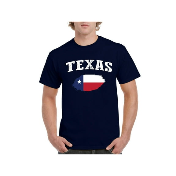 Men's T-Shirt Short Sleeve - Texas Flag