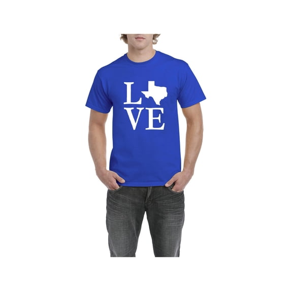 Men's T-Shirt Short Sleeve - Texas Flag