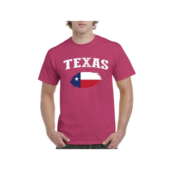 Men's T-Shirt Short Sleeve - Texas Flag