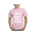 thumbnail image 1 of Men's T-Shirt Short Sleeve - Thick Thighs Save Lives, 1 of 3