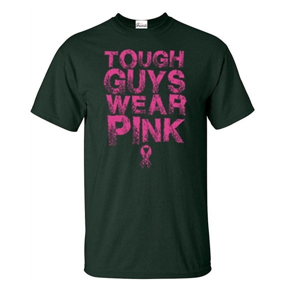 Men's T-Shirt Short Sleeve - Tough Guys Wear Pink Cancer