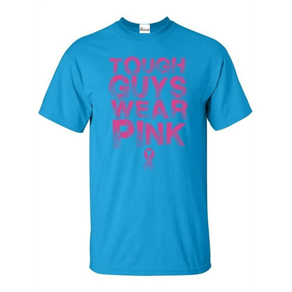 Men's T-Shirt Short Sleeve - Tough Guys Wear Pink Cancer