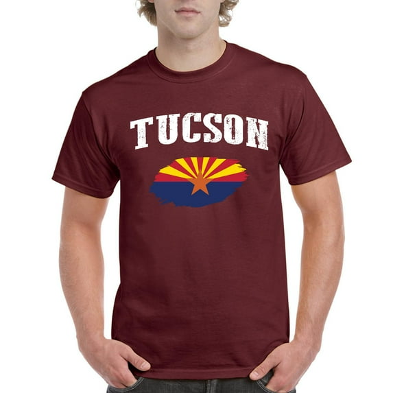 Men's T-Shirt Short Sleeve - Tucson Arizona Flag