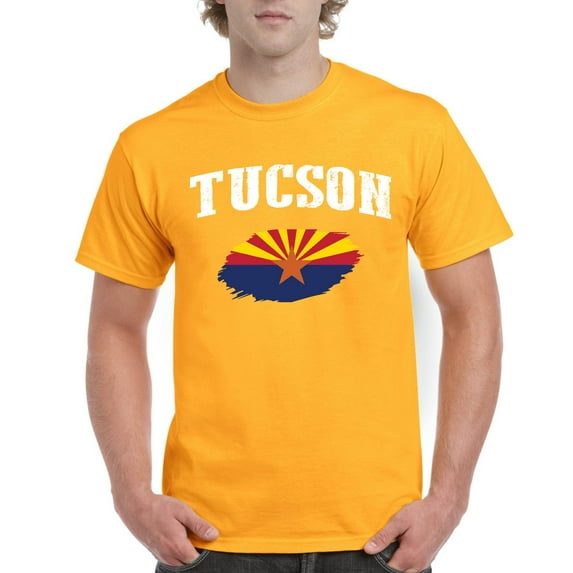 Men's T-Shirt Short Sleeve - Tucson Arizona Flag