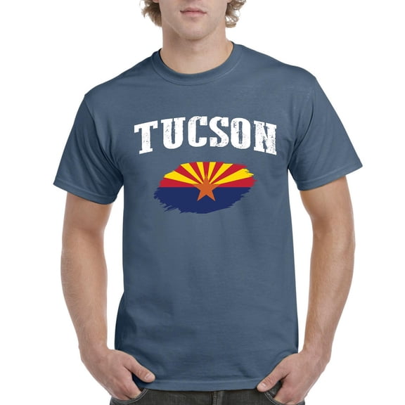 Men's T-Shirt Short Sleeve - Tucson Arizona Flag