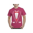 thumbnail image 1 of Men's T-Shirt Short Sleeve - Tuxedo Prom Costume, 1 of 3