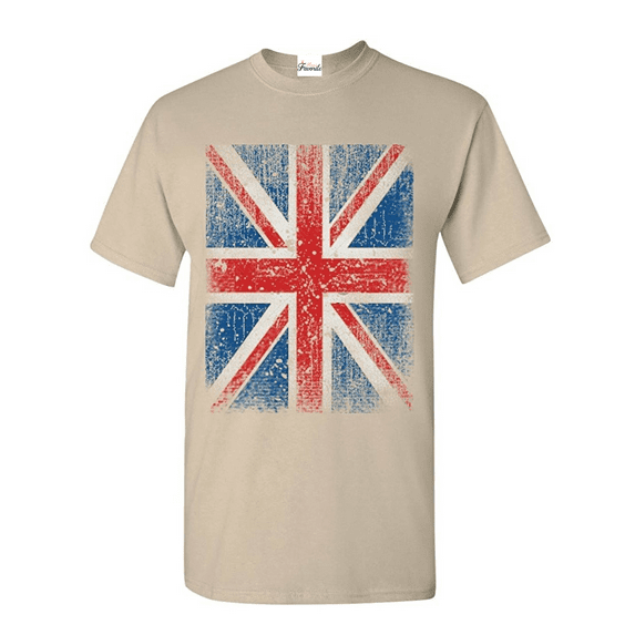 Men's T-Shirt Short Sleeve - Union Jack British Flag
