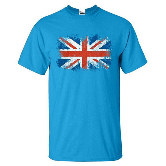 Men's T-Shirt Short Sleeve - Union Jack British Flag