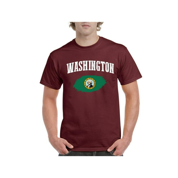 Men's T-Shirt Short Sleeve - Washington