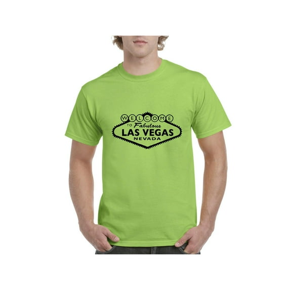 Men's T-Shirt Short Sleeve - Welcome to Las Vegas Nevada