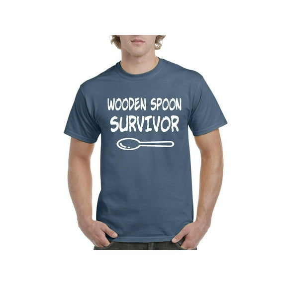 Men's T-Shirt Short Sleeve - Wooden Spoon Survivor