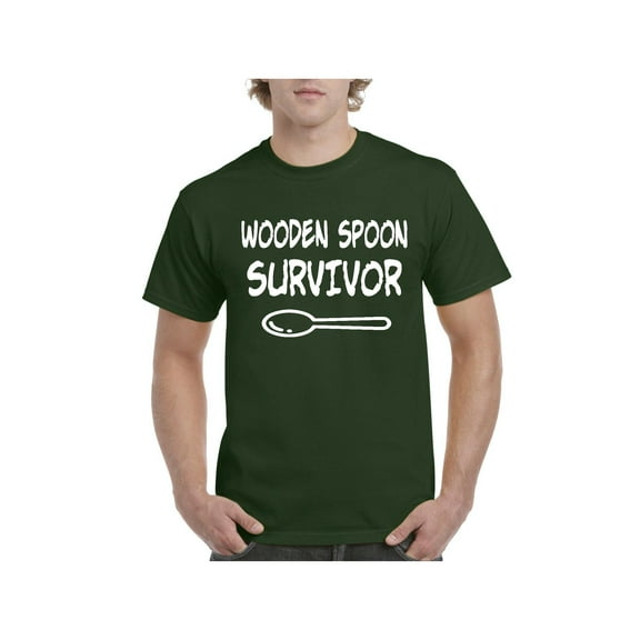 Men's T-Shirt Short Sleeve - Wooden Spoon Survivor