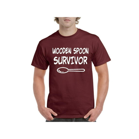 Men's T-Shirt Short Sleeve - Wooden Spoon Survivor