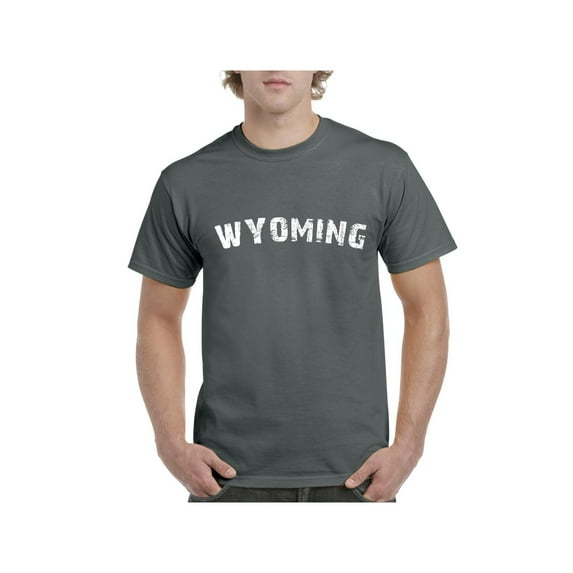 Men's T-Shirt Short Sleeve - Wyoming