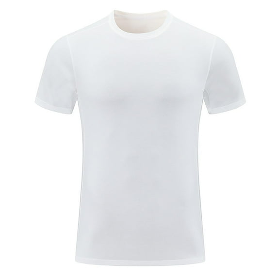 Men's T-Shirt Soft Lightweight Short Sleeve T-Shirt Crew Neck Moisture Wicking Shirt Casual Running Workout