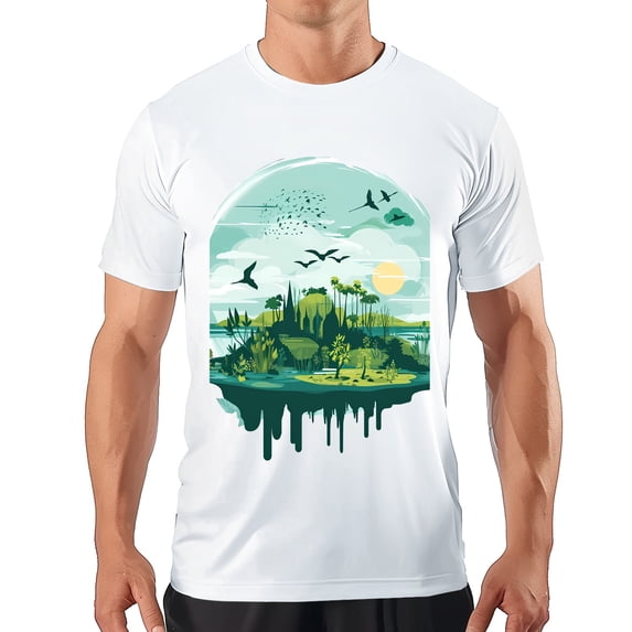 Men's T Shirt#replace# Women's Shirts Round Neck Patterned Tee Summer New Sports Shirt Vintage Style Gift For Friends 2XL