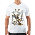 thumbnail image 1 of Men's T Shirt#replace# Women's Shirts Round Neck Patterned Tee Summer New Sports Shirt Vintage Style Gift for Friends 4XL, 1 of 1