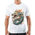 thumbnail image 1 of Men's T Shirt#replace# Women's Shirts Round Neck Patterned Tee Summer New Sports Shirt Vintage Style Gift for Friends 4XL, 1 of 1