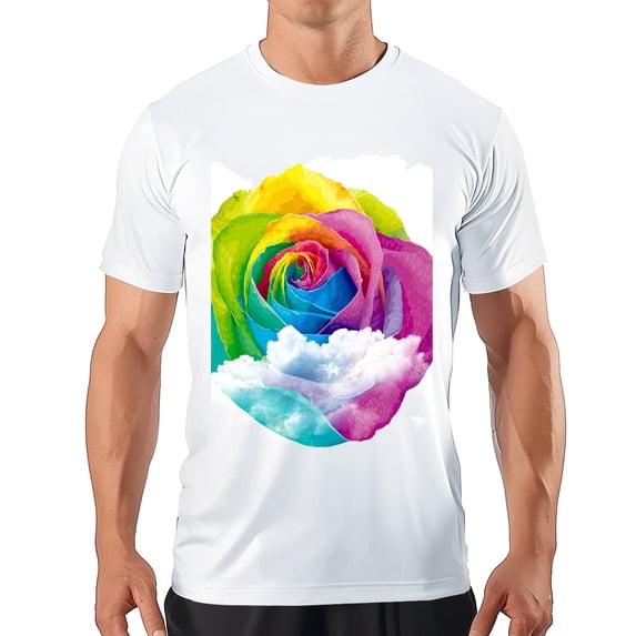 Men's T Shirt#replace# Women's Shirts Round Neck Patterned Tee Summer New Sports Shirt Vintage Style Gift for Friends L