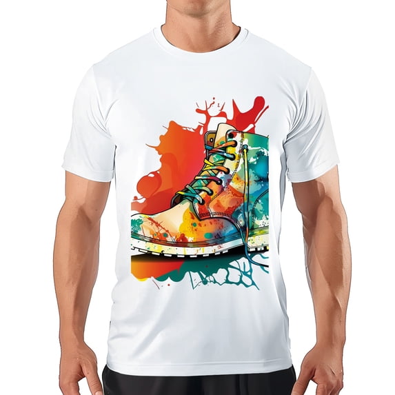 Men's T Shirt#replace# Women's Shirts Round Neck Patterned Tee Summer New Sports Shirt Vintage Style Gift for Friends L