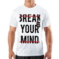 thumbnail image 1 of Men's T Shirt#replace# Women's Shirts Round Neck Patterned Tee Summer New Sports Shirt Vintage Style Gift for Friends L, 1 of 1