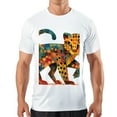 thumbnail image 1 of Men's T Shirt#replace# Women's Shirts Round Neck Patterned Tee Summer New Sports Shirt Vintage Style Gift for Friends M, 1 of 1