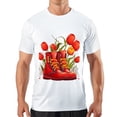 thumbnail image 1 of Men's T Shirt#replace# Women's Shirts Round Neck Patterned Tee Summer New Sports Shirt Vintage Style Gift for Friends M, 1 of 1