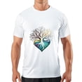 thumbnail image 1 of Men's T Shirt#replace# Women's Shirts Round Neck Patterned Tee Summer New Sports Shirt Vintage Style Gift for Friends M, 1 of 5