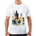 thumbnail image 1 of Men's T Shirt#replace# Women's Shirts Round Neck Patterned Tee Summer New Sports Shirt Vintage Style Gift for Friends M, 1 of 1