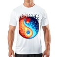 thumbnail image 1 of Men's T Shirt#replace# Women's Shirts Round Neck Patterned Tee Summer New Sports Shirt Vintage Style Gift for Friends M, 1 of 1